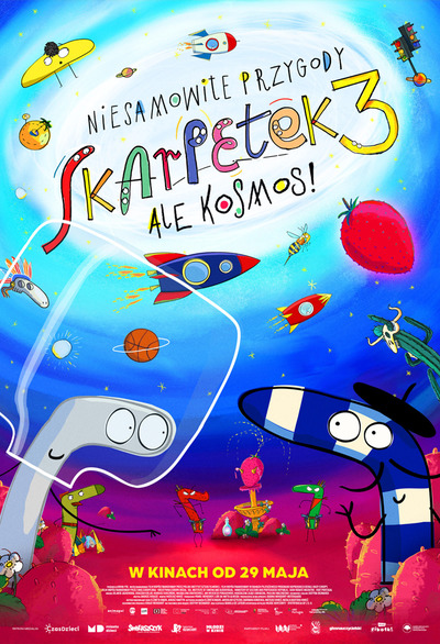 Plakat wydarzenia:  Niesamowite przygody skarpetek 3. Ale kosmos!, 2D, Dubbing 