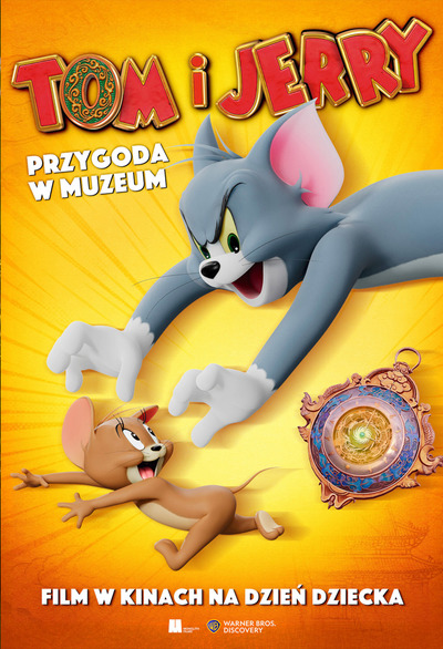 Plakat wydarzenia:  Tom i Jerry: Przygoda w muzeum, 2D, Dubbing 