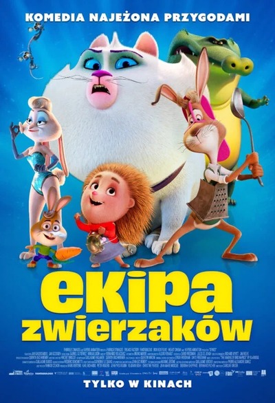 Plakat wydarzenia:  Ekipa Zwierzaków, 2D, Dubbing 