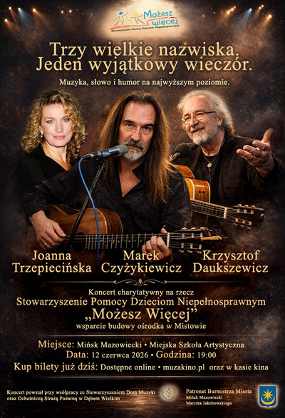 Plakat wydarzenia:  Trzepiecińska, Czyżykiewicz, Daukszewicz  - Koncert